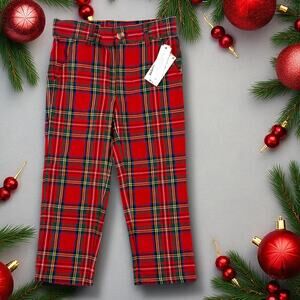 Edgehill Collection Tartan Plaid Pants Boys Size 4T Christmas Holiday